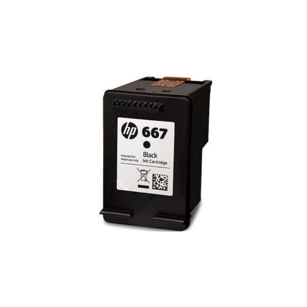 3YM79AL - CARTUCHO HP NEGRO 667 HP DESKJET INK ADVANTAGE 1216,1275,2335,2374,4175 120 pag