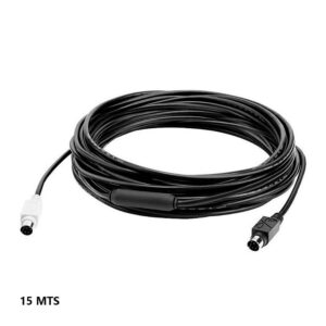 939-001490 - Cable LOGITECH De Extensión De 15 Metros Para Group COLOR Negro