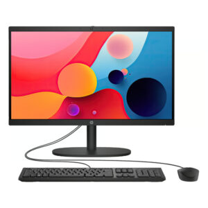 A82XVLA#ABM - HP AIO 22-dg0011la INTEL PROCESSOR N100 (ALDER LAKE-N) RAM 8GB (1x8GB) DDR5 4800 NECC/SSD 256G 2280 PCIe NVMe Value/Non-Touch/21.5 FHD Antiglare VA/UMA/Jet Black no card reader - HD Camera/FREEDOS