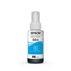 C13T66422A - Botella de Tinta EPSON T664220 L200/210/350/355/555 COLOR Cyan