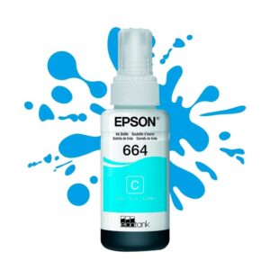C13T66422A - Botella de Tinta EPSON T664220 L200/210/350/355/555 COLOR Cyan