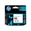 CZ638AL - CARTUCHO HP TRICOLOR 46 HP DESKJET ULTRA INK ADVANTAGE 2529, 4729 750 pag,