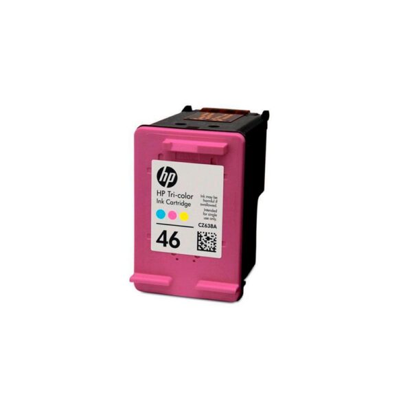 CZ638AL - CARTUCHO HP TRICOLOR 46 HP DESKJET ULTRA INK ADVANTAGE 2529, 4729 750 pag,