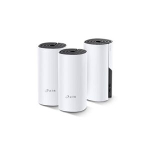 Deco M4(3-Pack) - Router TPLINK Wifi de Malla Doble Banda Ac1200 Gigabit Pack Por 3 Unidad COLOR Blanco