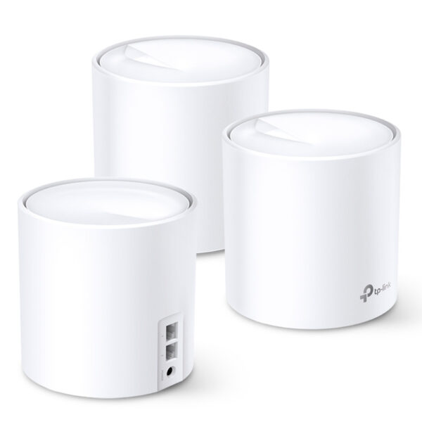 Deco X20(3-pack) - Router TPLINK Sistema Mesch Deco 3 Nodos AX1800 Sistema Wi-FI Completo en malla Tecnología Wi-Fi 6