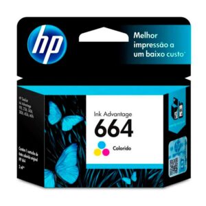 F6V28AL - CARTUCHO HP TRICOLOR 664 HP DESKJET INK ADVANTAGE 1115,2135,3635,3835,4675 100pag